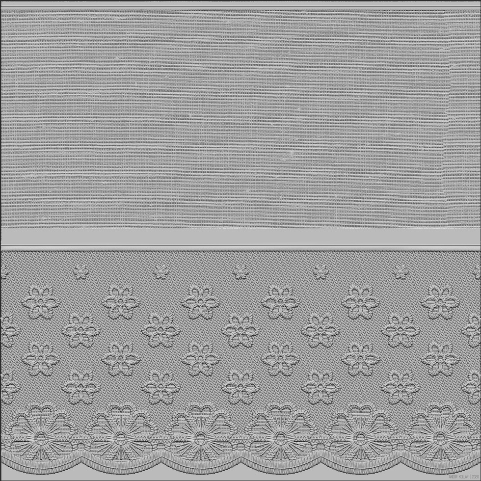 3d lace pattern with NoiseMaker in ZBrush