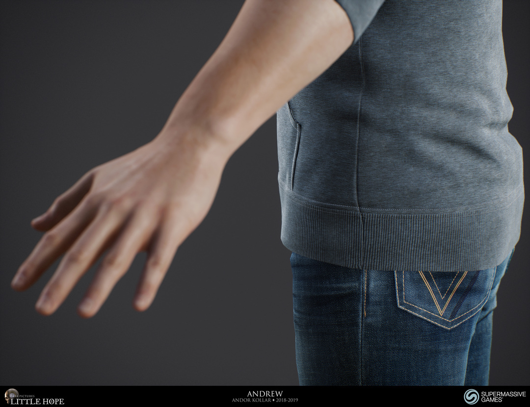 Little Hope, 3d game character, hand, Unreal Engine, Andor Kollar