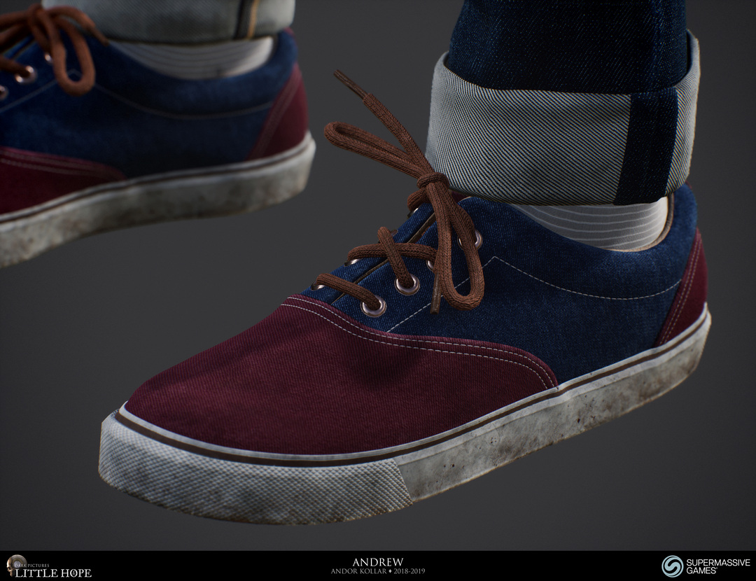 Little Hope, 3d game character, detailed shoe, Unreal Engine, Andor Kollar
