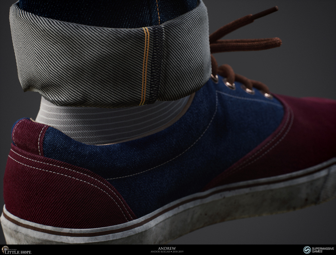 Little Hope, 3d game character, detailed shoe, Unreal Engine, Andor Kollar