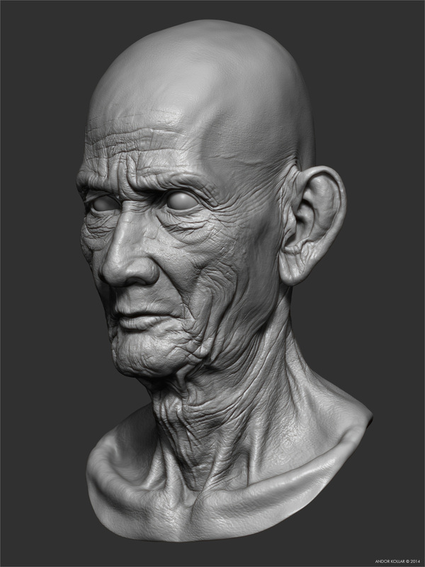 Cambodian Monk Head | Andor Kollar - Character Artist