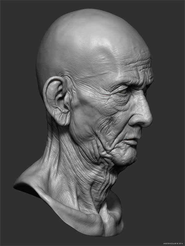 Cambodian Monk Head | Andor Kollar - Character Artist