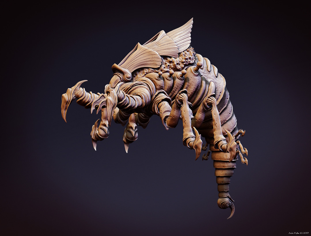 Lost Planet Pernicus Monster in ZBrush