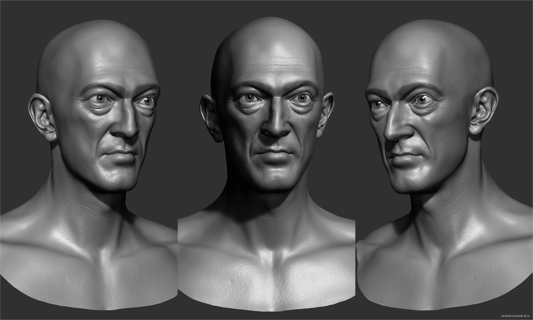 Vincent Cassel ZBrush