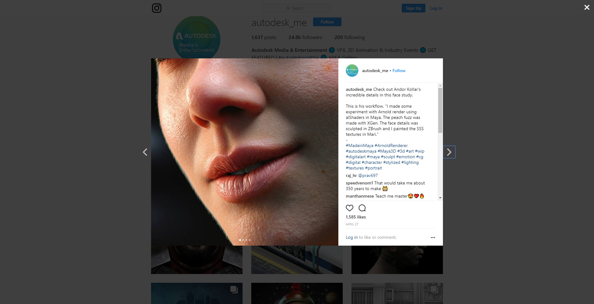 Autodesk Instagram Andor Kollar featured artwork 