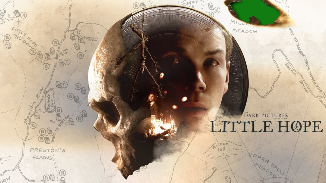 The Dark Pictures, Little Hope, Andrew's face in skull, Will Poulter, horror game
